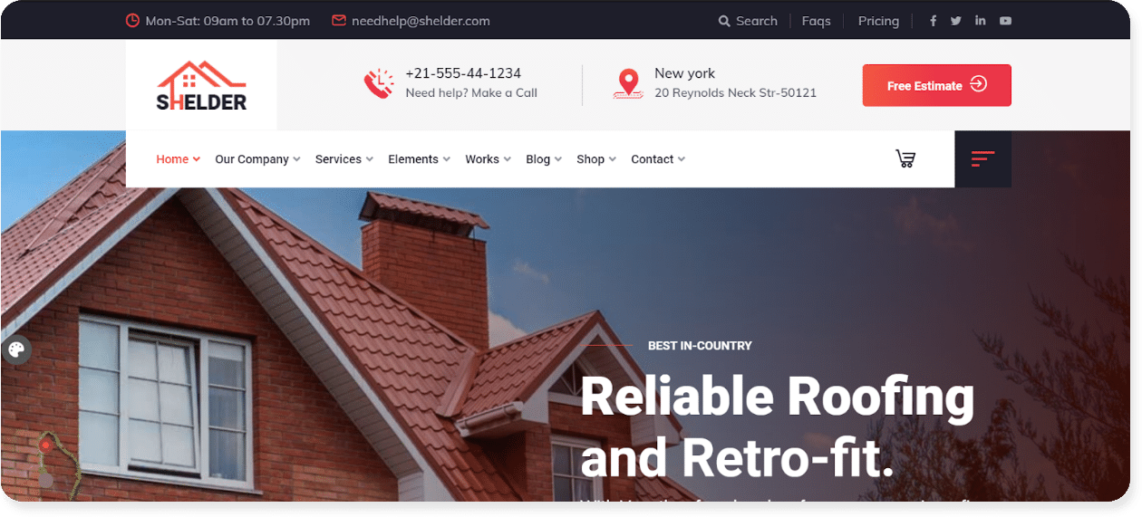 Premier Roofing & Construction new website